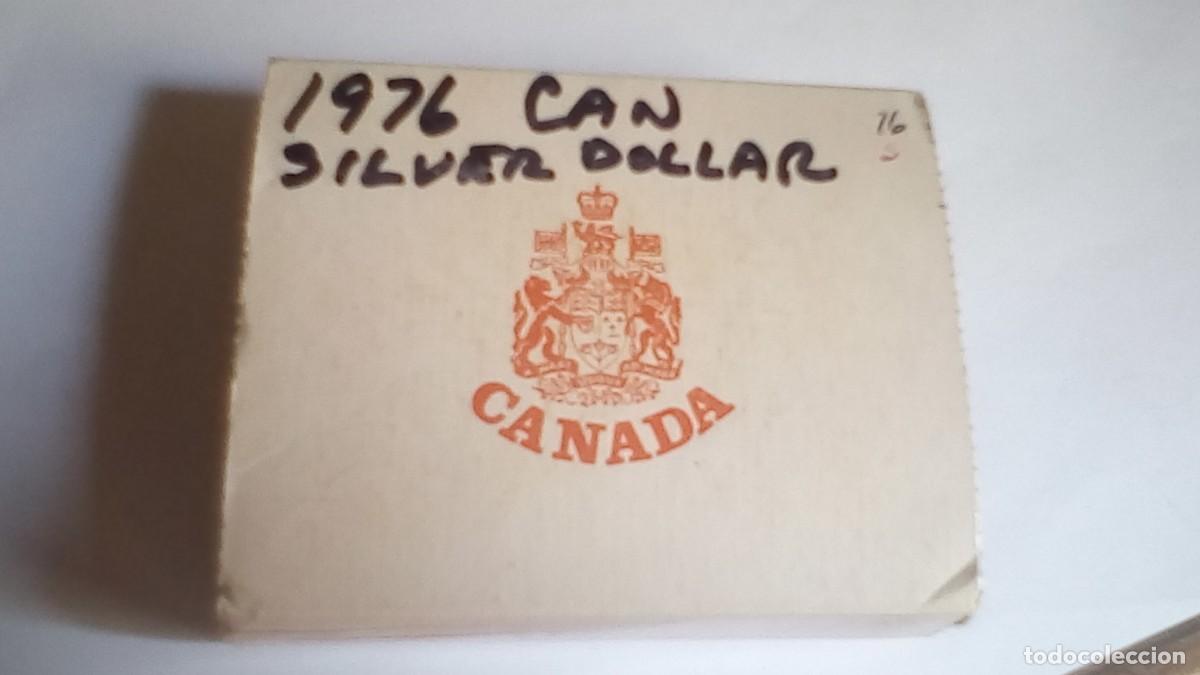 Monedas antiguas de Am&eacute;rica: 1 DOLLAR PLATA CANADA 1976. cENTENARIO DEL PARLAMENTO - Foto 5