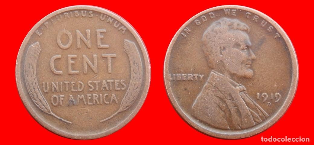Monedas antiguas de Am&eacute;rica: 1 CENTAVO 1919-D USA-153825