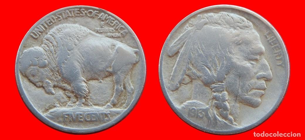 Monedas antiguas de Am&eacute;rica: 5 CENTAVOS 1913 USA-153829