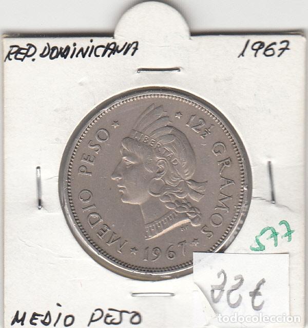 Monete antiche di America: CR0577 MONEDA REPUBLICA DOMINICANA 1967 0,5 PESO