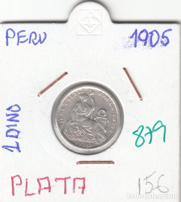 Monedas antiguas de Am&eacute;rica: CR0879 MONEDA PERU 1 DINO 1905 PLATA