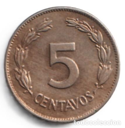 Monedas antiguas de Am&eacute;rica: Ecuador 5 centavos 1946 KM# 75b