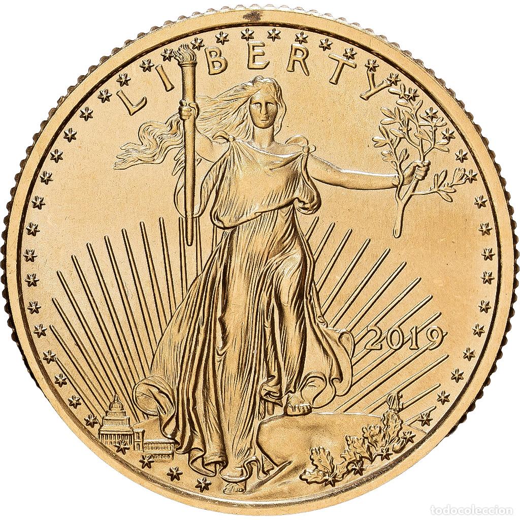 Moedas antigas da Am&eacute;rica: [#1203126] Estados Unidos, 10 Dollars, 1/4 Oz, 2019, Philadelphia, Oro, MS64