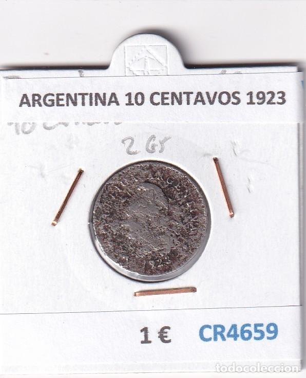 Monedas antiguas de Am&eacute;rica: CR4659 MONEDA ARGENTINA 10 CENTAVOS 1923