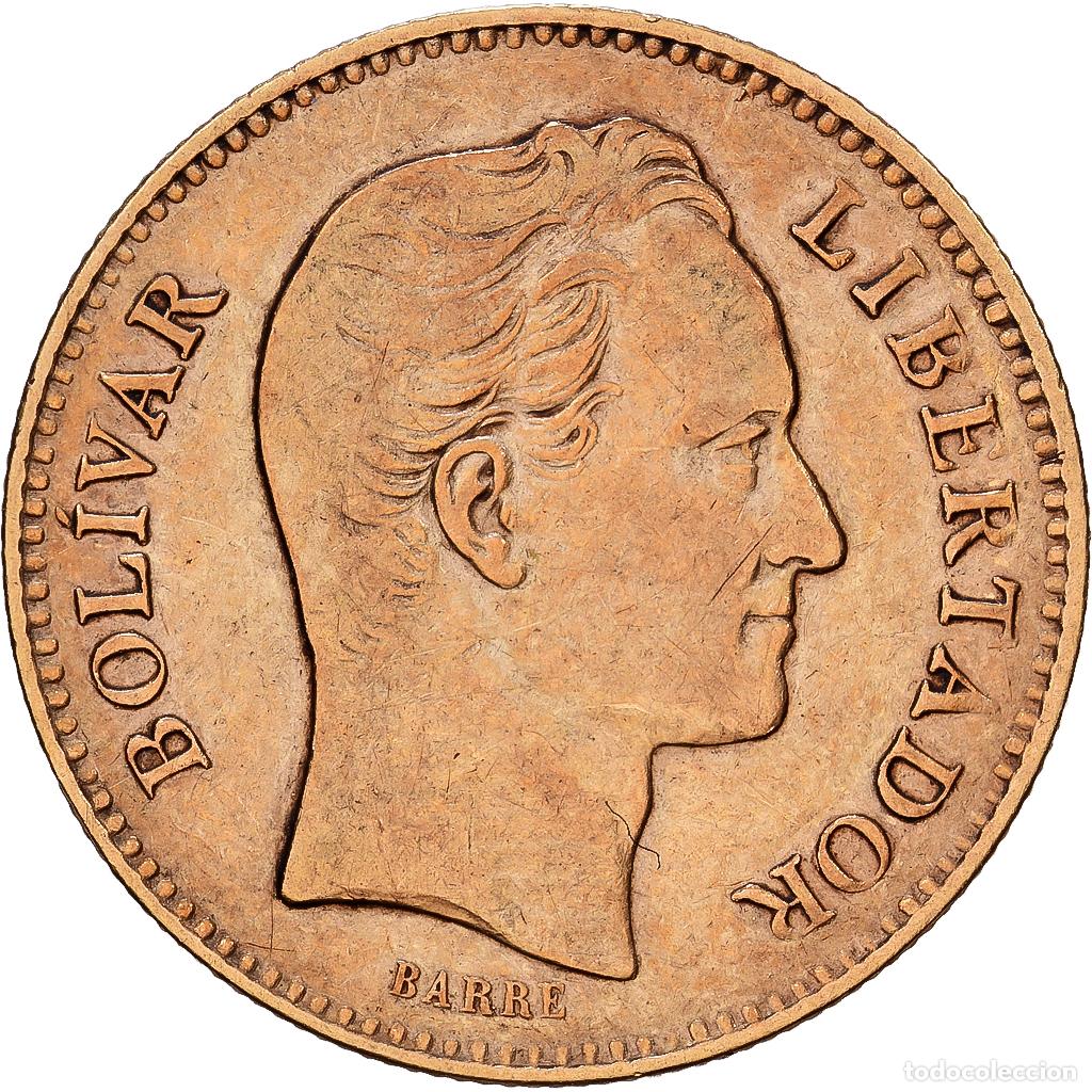 Monedas antiguas de Am&eacute;rica: [#1117947] Venezuela, 20 Bolivares, 1879, Caracas, Oro, BC+, KM:32