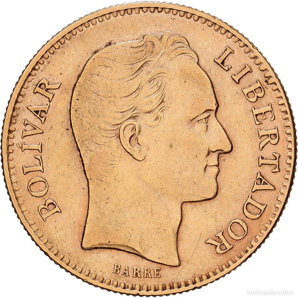 Monedas antiguas de Am&eacute;rica: [#1117948] Venezuela, 20 Bolivares, 1879, Caracas, Oro, MBC, KM:32