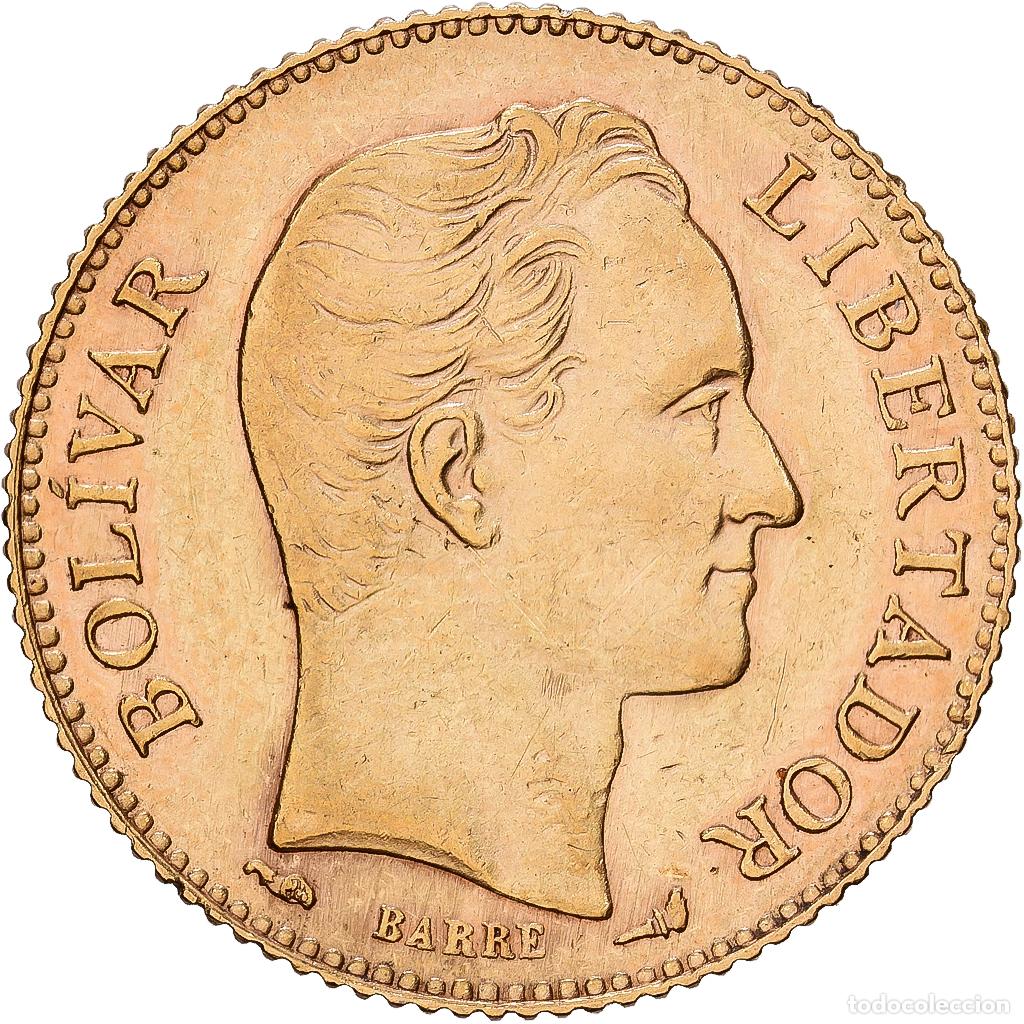 Monedas antiguas de Am&eacute;rica: [#1117952] Venezuela, Gr 6.4516, 20 Bolivares, 1910, Oro, MBC, KM:32