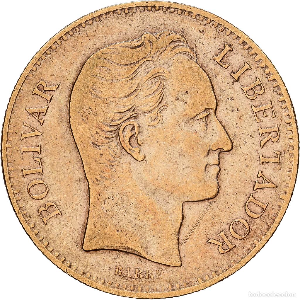 Monedas antiguas de Am&eacute;rica: [#1117949] Venezuela, 20 Bolivares, 1880, Caracas, BC+, Oro, KM:32