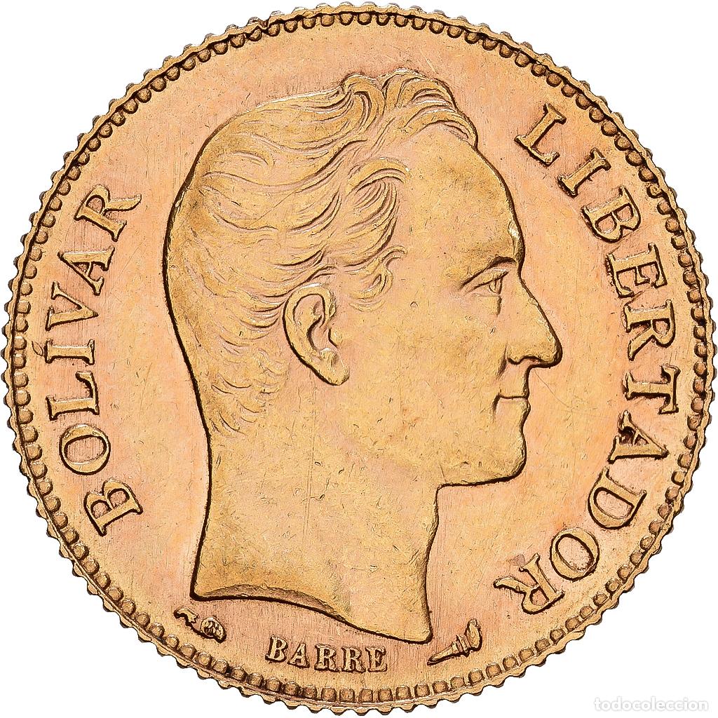 Monedas antiguas de Am&eacute;rica: [#1117953] Venezuela, Gr 6.4516, 20 Bolivares, 1910, Oro, MBC+, KM:32