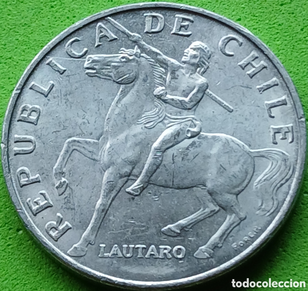 Monedas antiguas de Am&eacute;rica: Chile 5 escudos 1972 km#199a aluminio