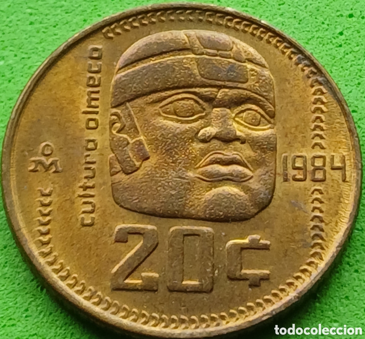 Monedas antiguas de Am&eacute;rica: M&eacute;xico 20 centavos 1984 km#491