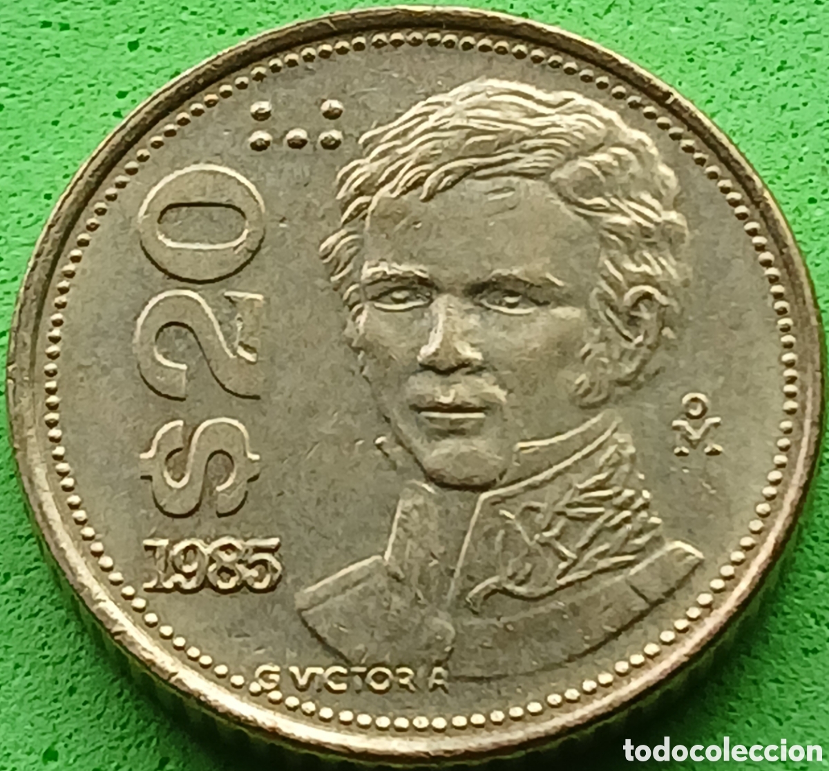 Monedas antiguas de Am&eacute;rica: M&eacute;xico 20 pesos 1985 km#508
