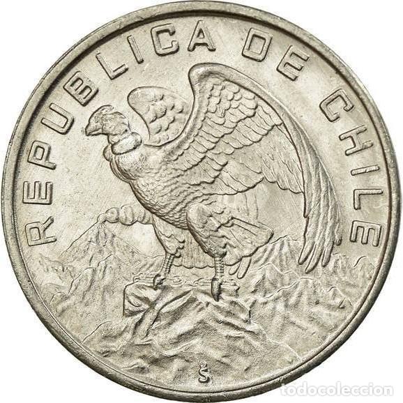 Monedas antiguas de Am&eacute;rica: Chile, 10 Escudos 1974 &rdquo;Fauna: C&oacute;ndor&rdquo; KM#200./ Nueva, sin circular.