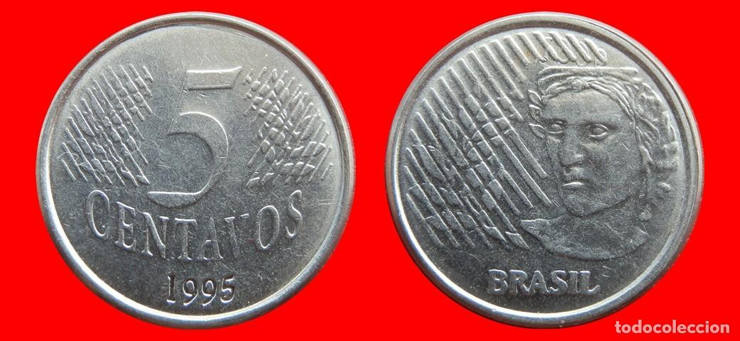 Monedas antiguas de Am&eacute;rica: 5 CENTAVOS 1995 BRASIL-153860