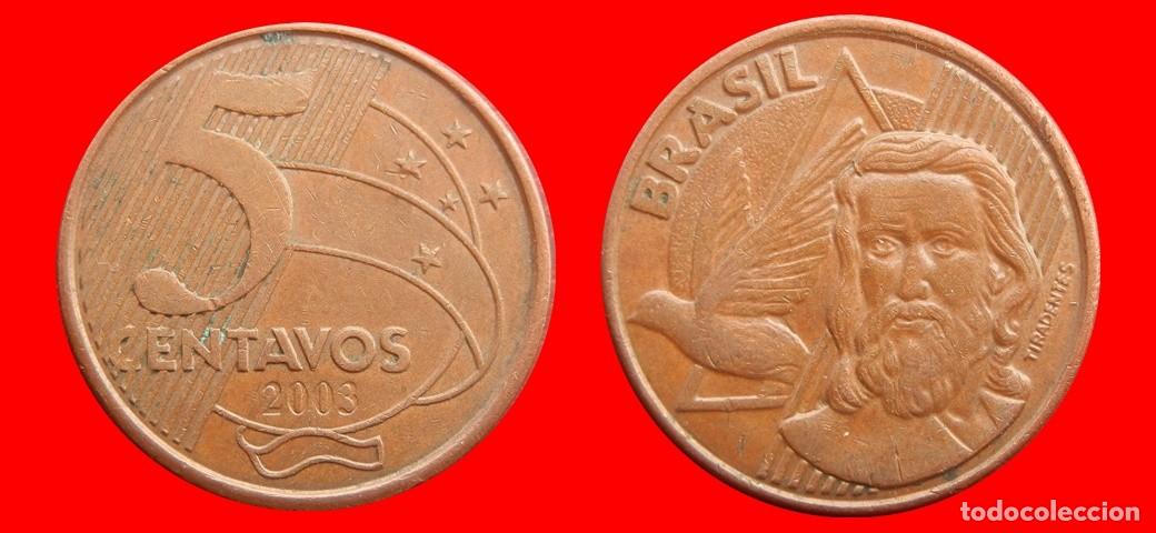 Monedas antiguas de Am&eacute;rica: 5 CENTAVOS 2003 BRASIL-153861