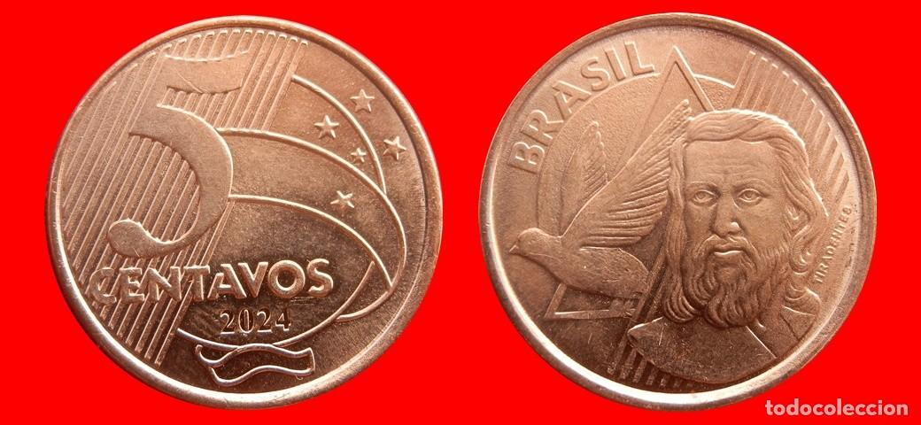 Monedas antiguas de Am&eacute;rica: 5 CENTAVOS 2024 BRASIL-153863