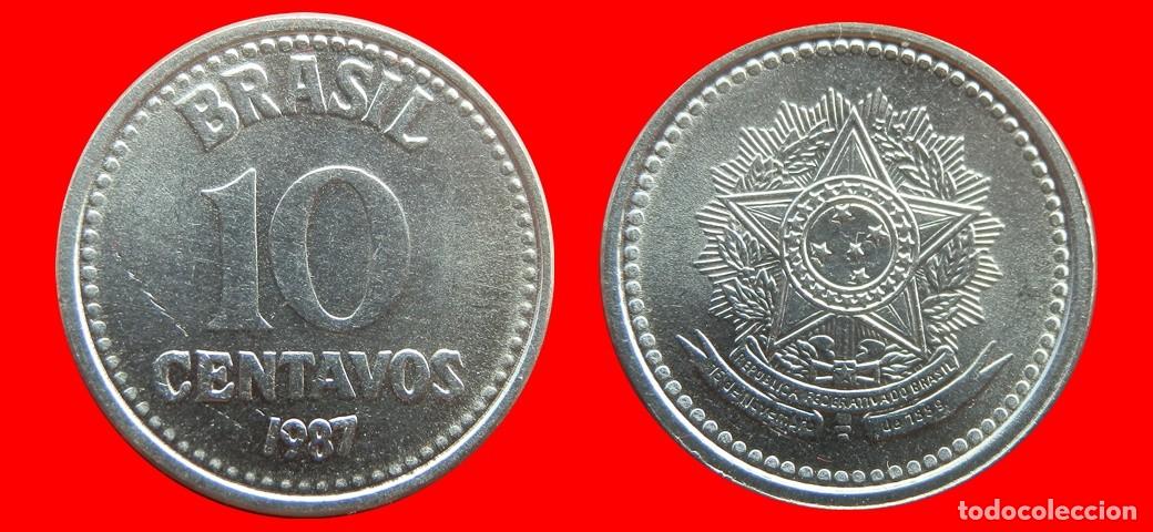 Monedas antiguas de Am&eacute;rica: 10 CENTAVOS 1987 BRASIL-153864