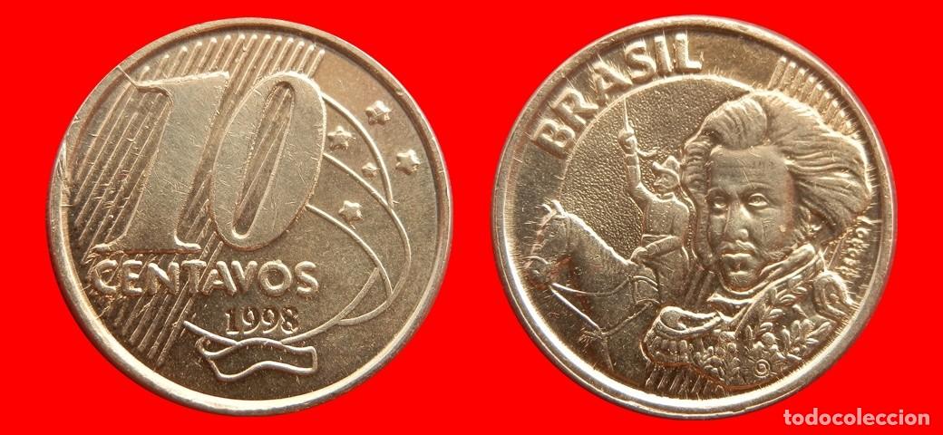 Monedas antiguas de Am&eacute;rica: 10 CENTAVOS 1998 BRASIL-153865