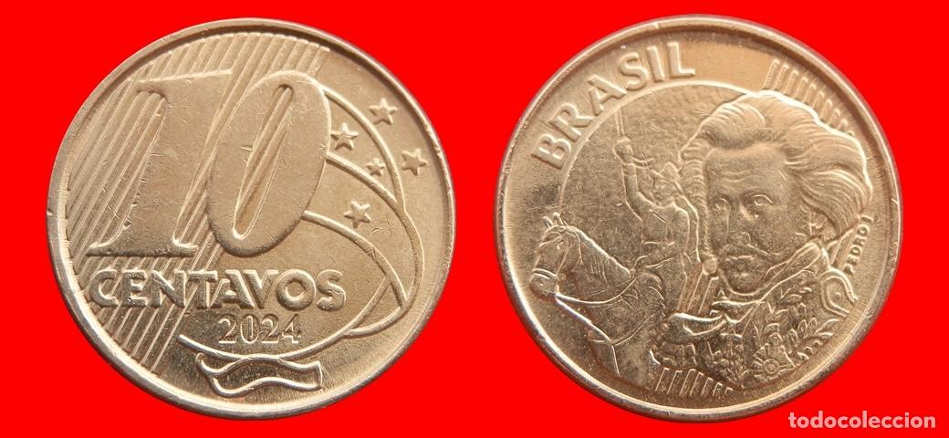 Monedas antiguas de Am&eacute;rica: 10 CENTAVOS 2024 BRASIL-153868