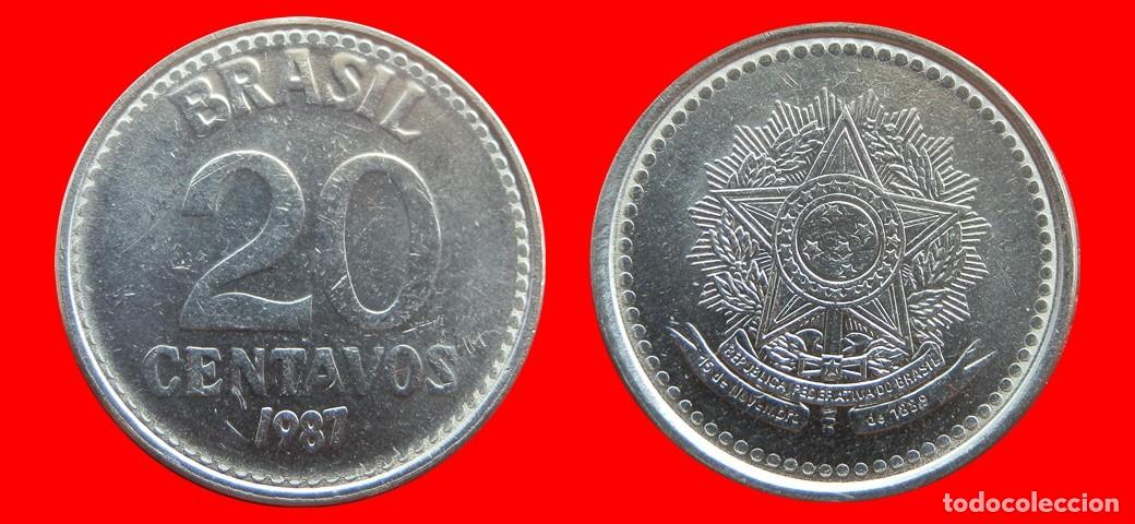 Monedas antiguas de Am&eacute;rica: 20 CENTAVOS 1987 BRASIL-153869