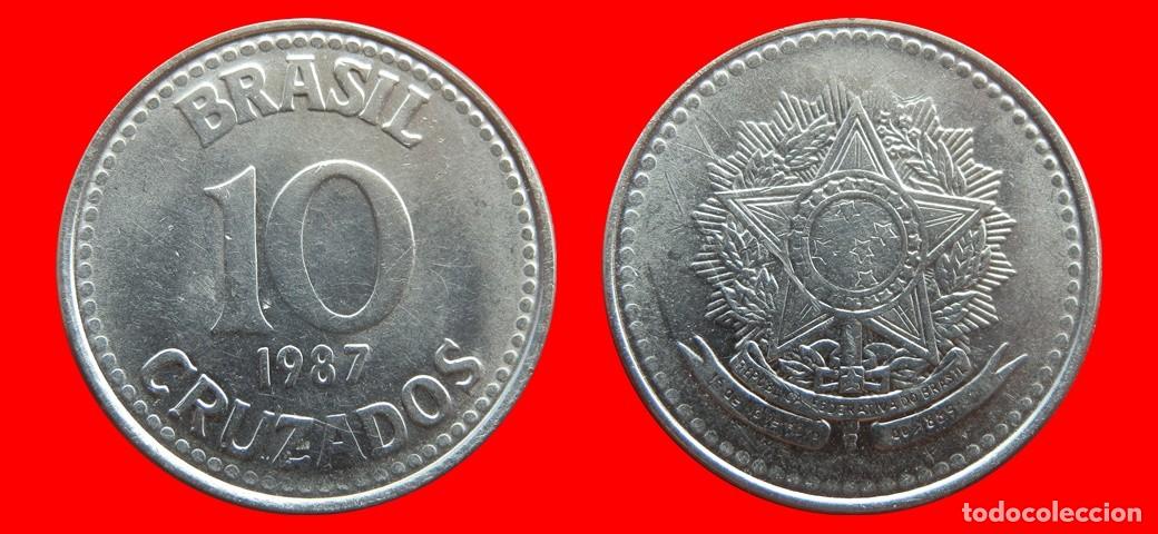 Monedas antiguas de Am&eacute;rica: 10 CRUZADOS 1987 BRASIL-153881