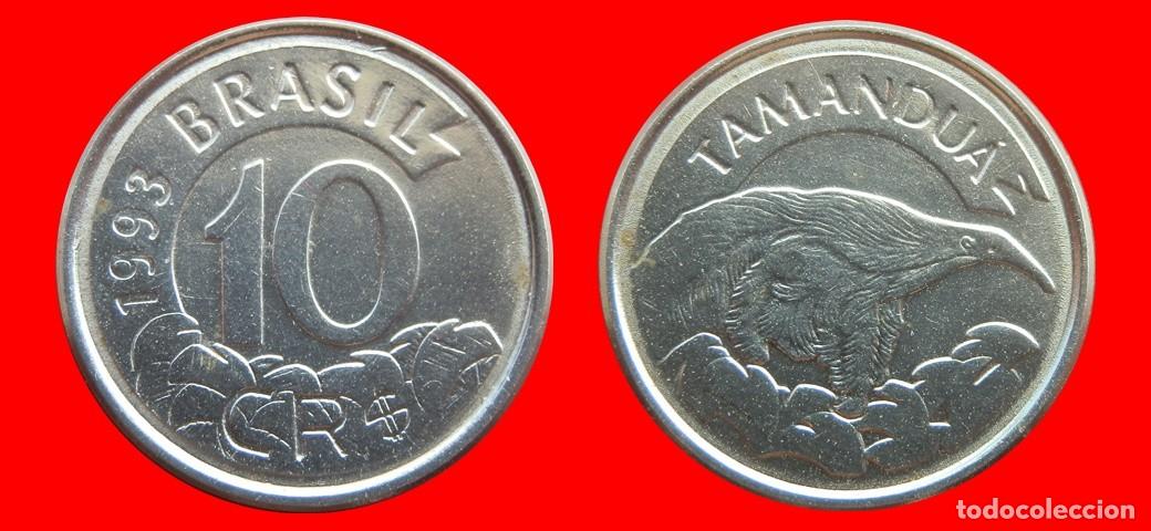 Monedas antiguas de Am&eacute;rica: 10 CRUZEIROS 1993 BRASIL-153883