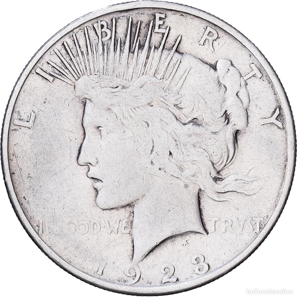 Monedas antiguas de Am&eacute;rica: [#1117986] Estados Unidos, Dollar, 1923, San Francisco, Plata, MBC, KM:150