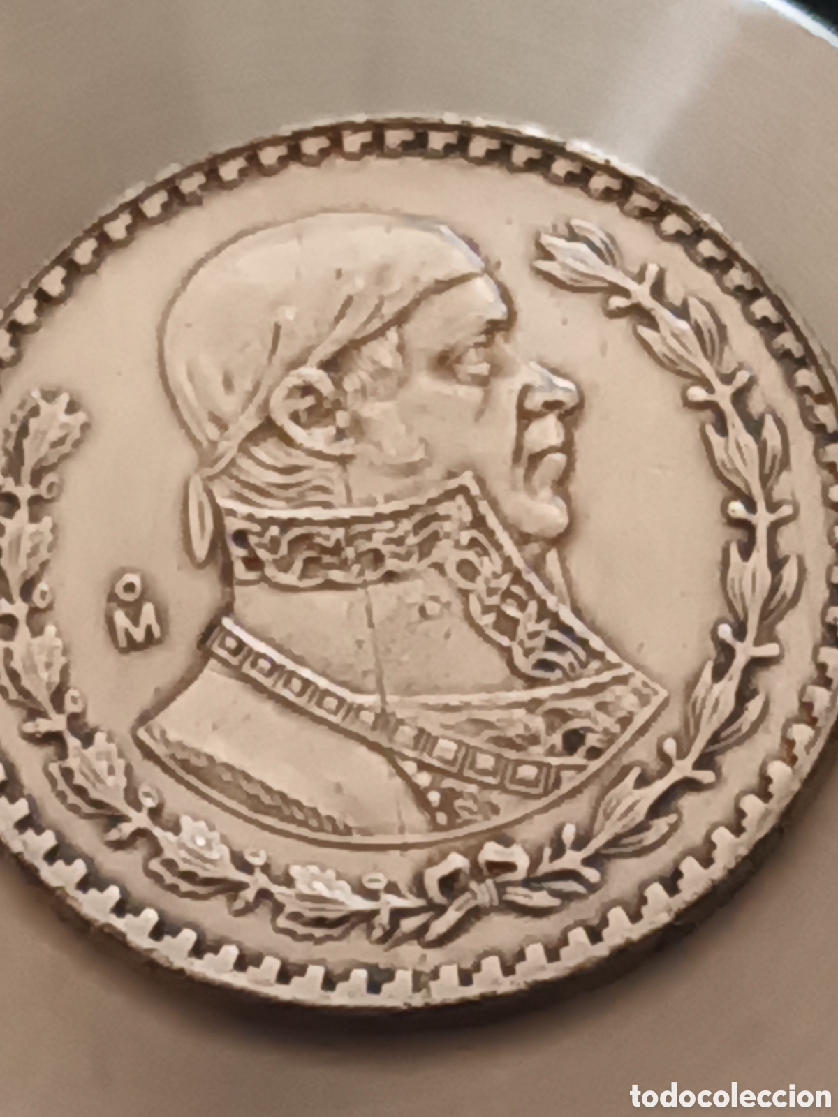 Monedas antiguas de Am&eacute;rica: MONEDA DE 1 PESO DE PLATA ESTADOS UNIDOS MEXICANOS