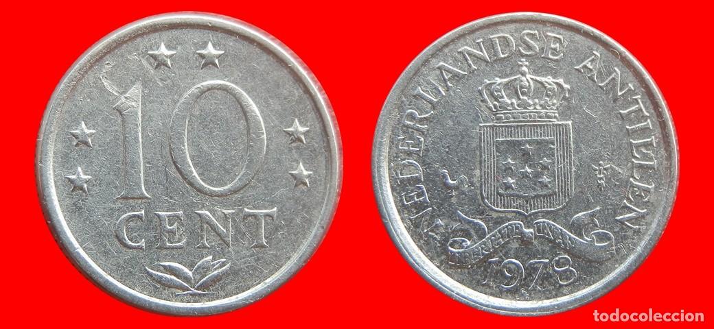 Monedas antiguas de Am&eacute;rica: 10 CENTIMOS CENTAVOS CENTS 1978 ANTILLAS HOLANDESAS CARIBE-153893