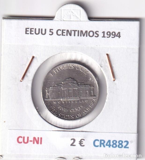 Monedas antiguas de Am&eacute;rica: CR4882 MONEDA EEUU 5 CENTIMOS 1994 CU-NI