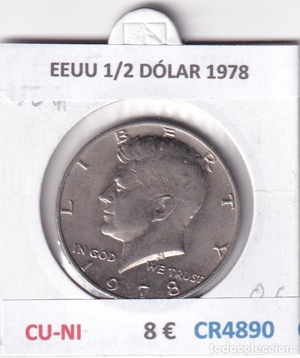 Monedas antiguas de Am&eacute;rica: CR4890 MONEDA EEUU 1/2 D&Oacute;LAR 1978 CU-NI
