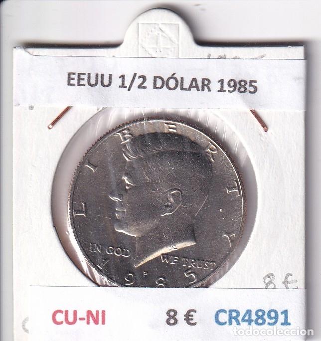 Monedas antiguas de Am&eacute;rica: CR4891 MONEDA EEUU 1/2 D&Oacute;LAR 1985 CU-NI