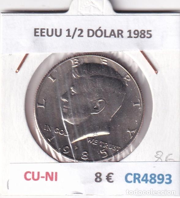 Monedas antiguas de Am&eacute;rica: CR4893 MONEDA EEUU 1/2 D&Oacute;LAR 1985 CU-NI