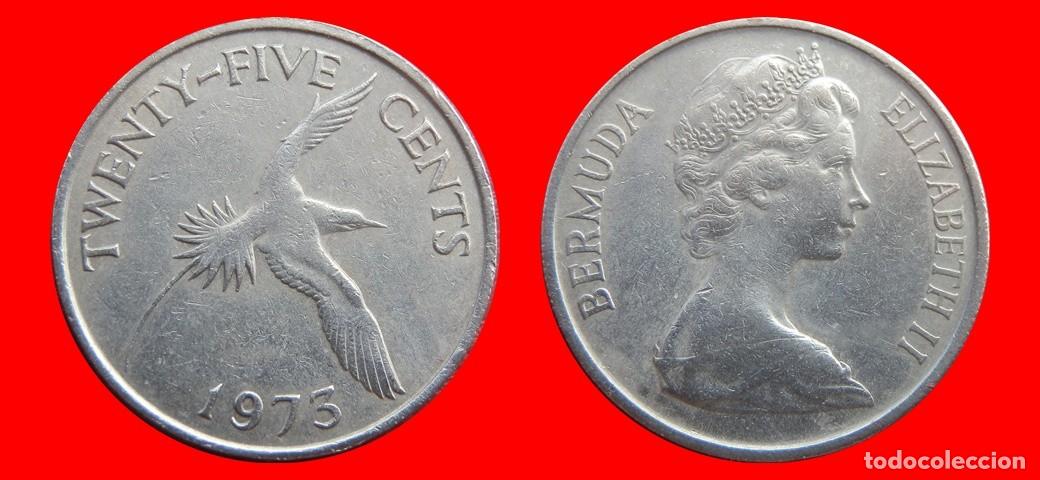 Monedas antiguas de Am&eacute;rica: 25 CENTAVOS 1973 BERMUDA-153903