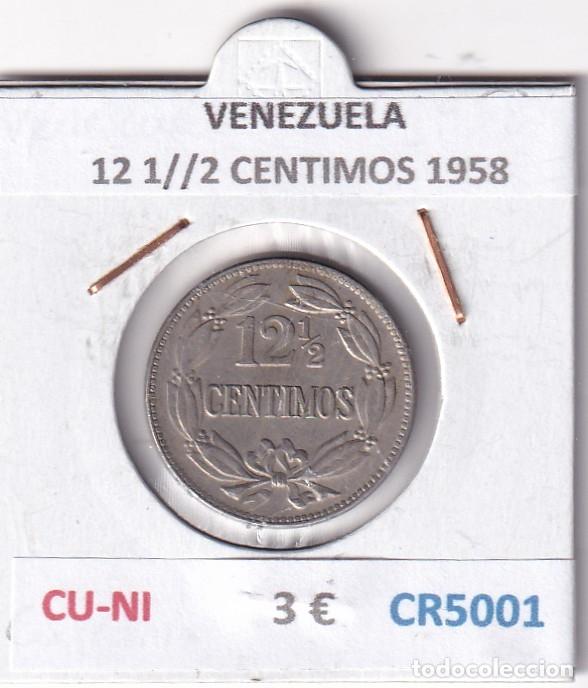 Monedas antiguas de Am&eacute;rica: CR5001 MONEDA VENEZUELA 12 1//2 CENTIMOS 1958 CU-NI