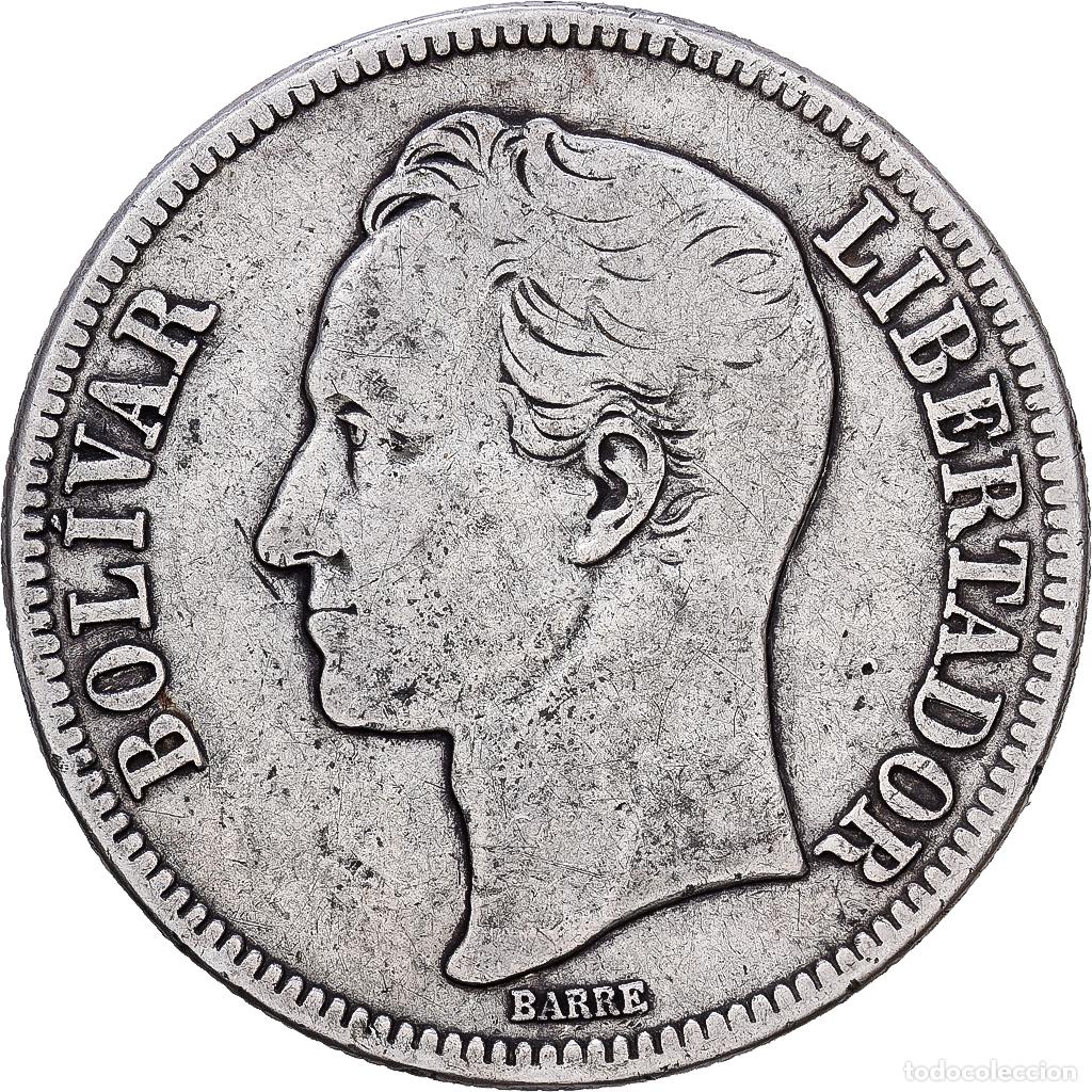 Monedas antiguas de Am&eacute;rica: [#1117979] Moneda, Venezuela, Gram 25, 5 Bolivares, 1936, BC+, Plata, KM:24.2