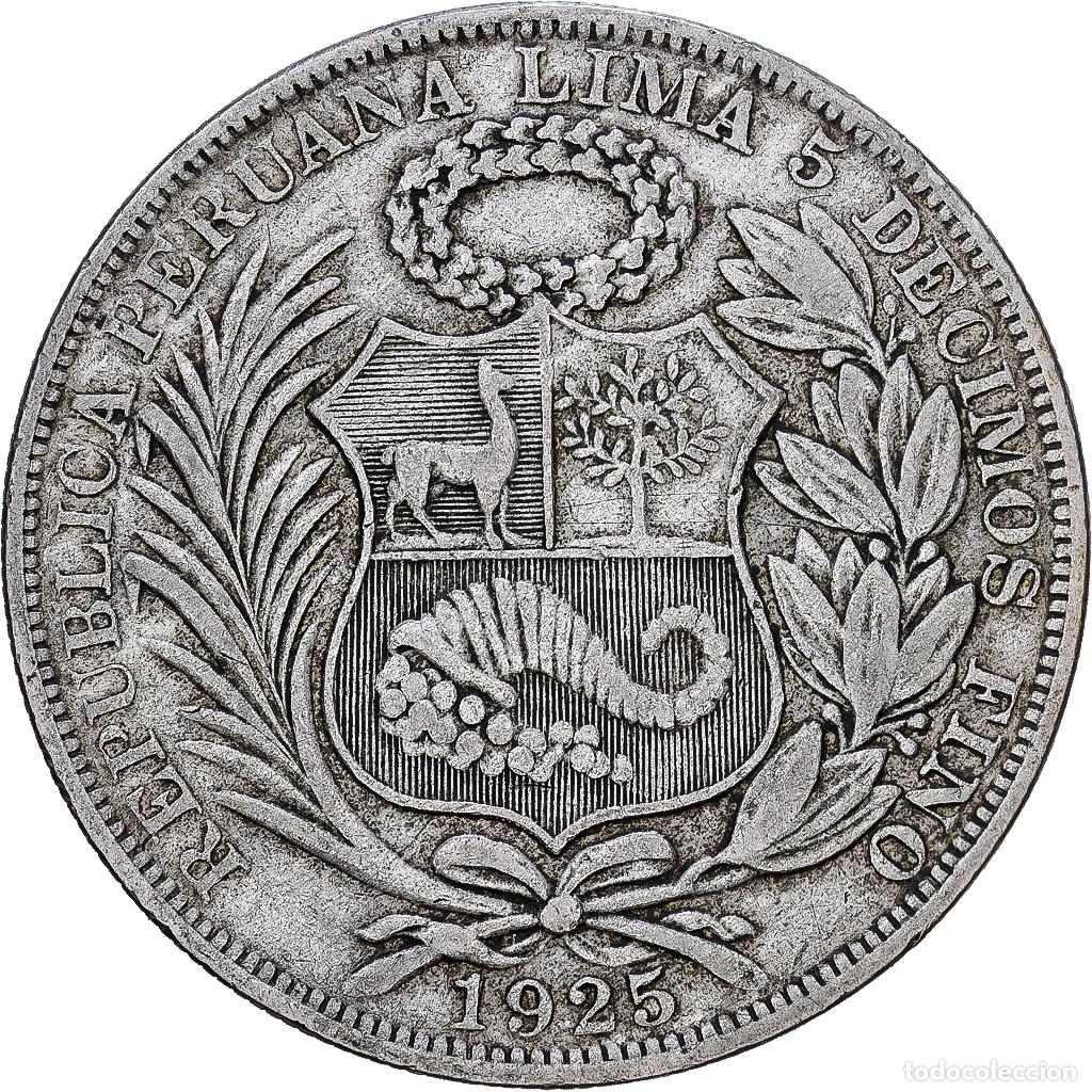 Monedas antiguas de Am&eacute;rica: [#1118006] Moneda, Per&uacute;, Sol, 1925, Philadelphia, MBC, Plata, KM:218.1