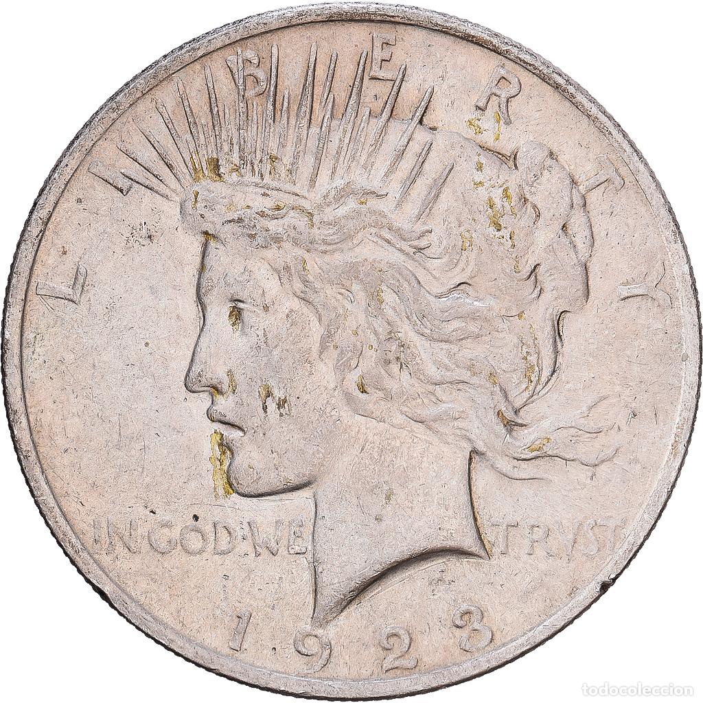 Monedas antiguas de Am&eacute;rica: [#1117900] Estados Unidos, 1 Dollar, Peace, 1923, Philadelphia, Plata, BC+, KM:150