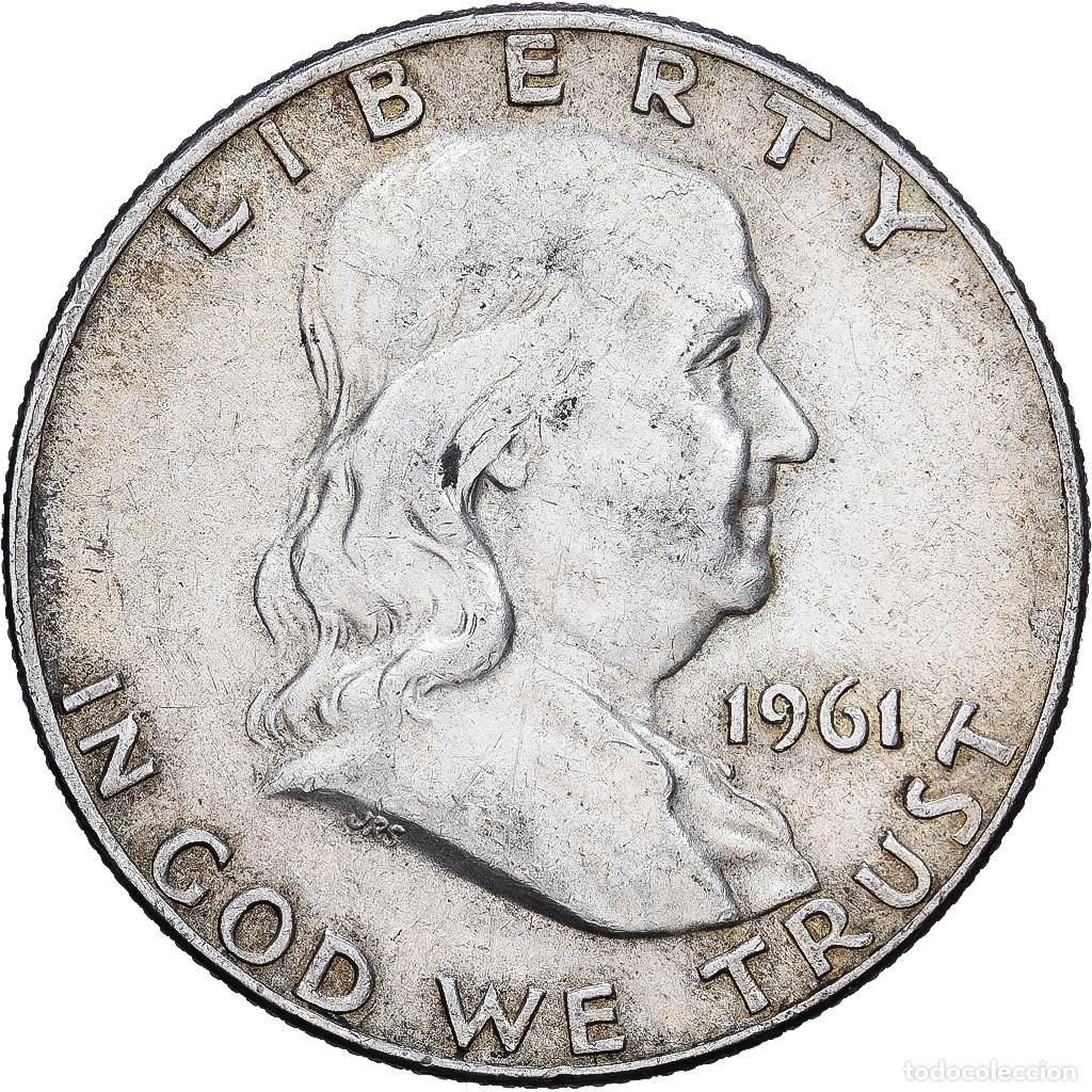 Monedas antiguas de Am&eacute;rica: [#1121746] Estados Unidos, Half Dollar, Franklin Half Dollar, 1961, Denver, Plata, MBC+