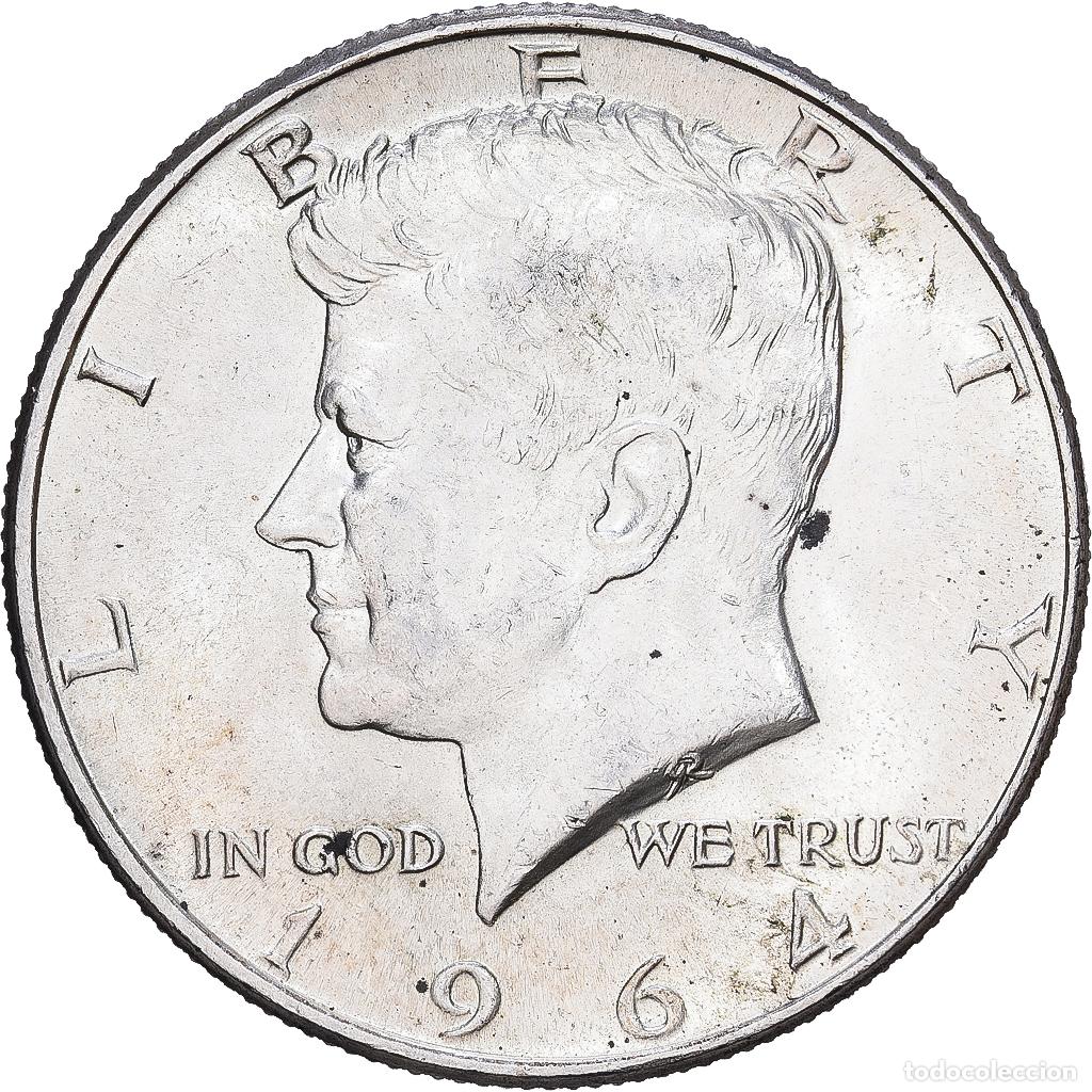 Monedas antiguas de Am&eacute;rica: [#1121747] Estados Unidos, Half Dollar, Kennedy, 1964, Philadelphia, Plata, SC