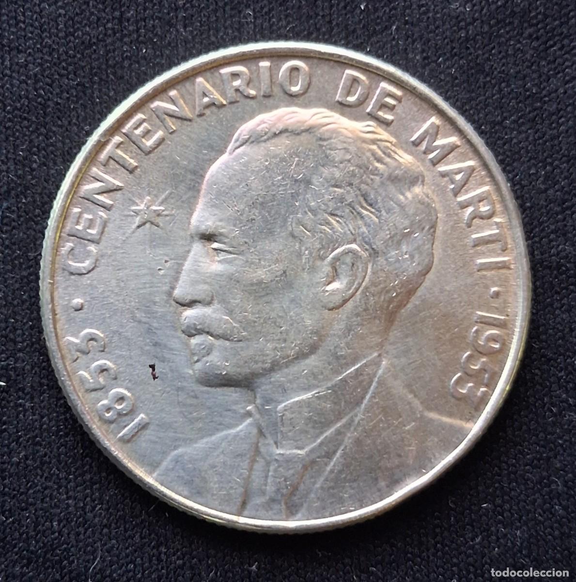 Monedas antiguas de Am&eacute;rica: Moneda de plata Cubana de 50 Centavos ( Cuba ) 1912 (Estilo medio duro, 5 pesetas)
