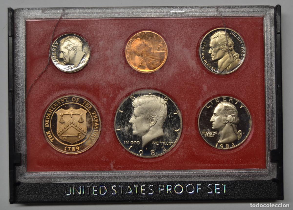 Monedas antiguas de Am&eacute;rica: ESTADOS UNIDOS AMERICA - USA - SET PROOF 1982 S - LOTE 3741