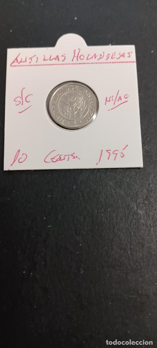 Monedas antiguas de Am&eacute;rica: ANTILLAS HOLANDESAS 10 CENTIMOS 1995 S/C KM=34 (NIQUEL-ACERO)