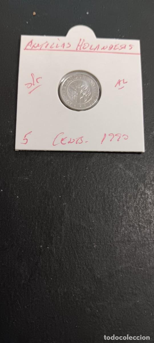 Monedas antiguas de Am&eacute;rica: ANTILLAS HOLANDESAS 5 CENTIMOS 1990 S/C KM=33 (ALUMINIO)