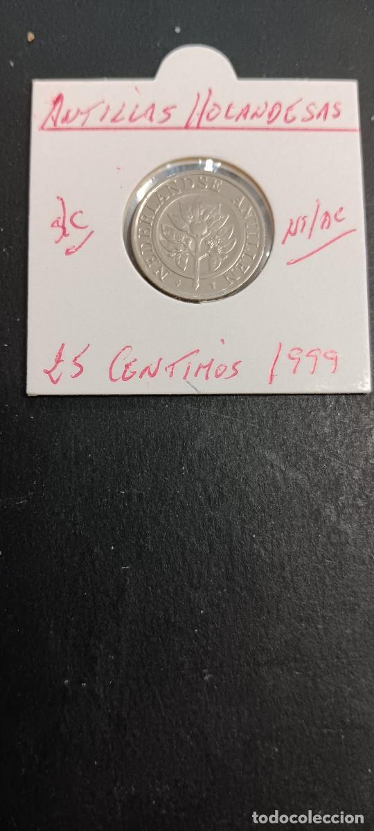 Monedas antiguas de Am&eacute;rica: ANTILLAS HOLANDESAS 25 CENTIMOS 1994 S/C KM=35 (NIQUEL-ACERO)