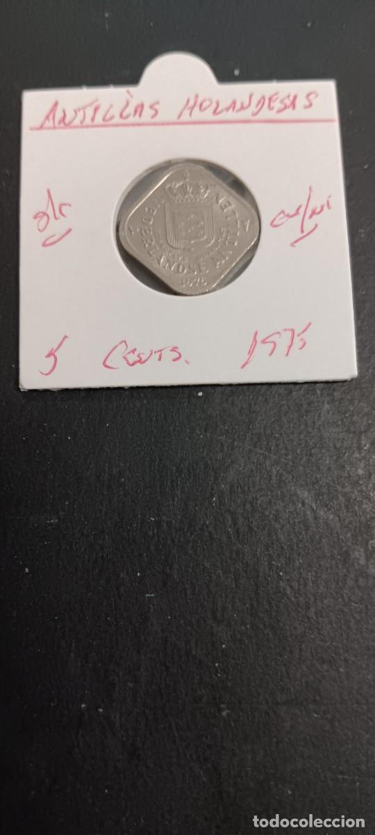 Monedas antiguas de Am&eacute;rica: ANTILLAS HOLANDESAS 5 CENTIMOS 1975 S/C KM=13 (CUPRONIQUEL)