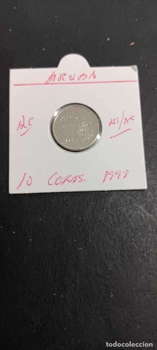 Monedas antiguas de Am&eacute;rica: ARUBA 10 CENTIMOS 1998 BC KM=2 (NIQUEL-ACERO)