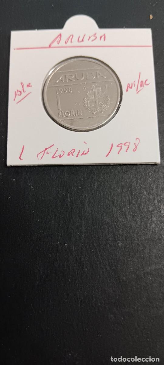 Monedas antiguas de Am&eacute;rica: ARUBA 1 FLORIN 1998 BC KM=5 (NIQUEL-ACERO)