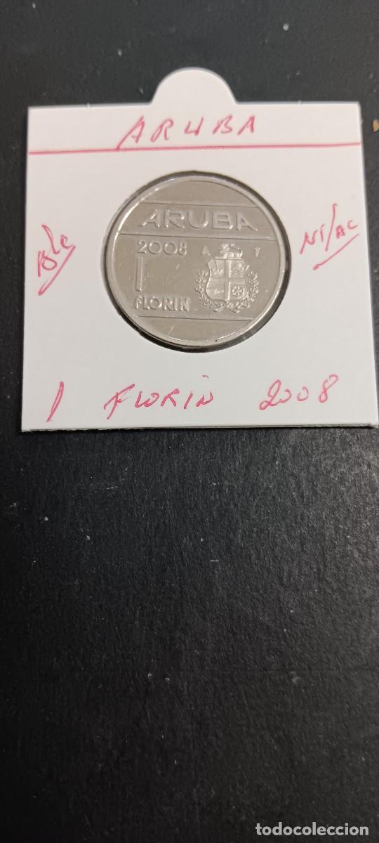 Monedas antiguas de Am&eacute;rica: ARUBA 1 FLORIN 2008 BC KM=5 (NIQUEL-ACERO)