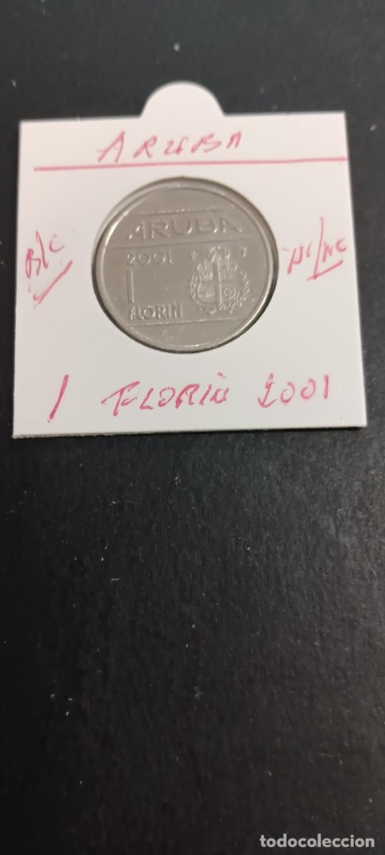 Monedas antiguas de Am&eacute;rica: ARUBA 1 FLORIN 2001 BC KM=5 (NIQUEL-ACERO)
